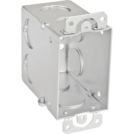 Southwire Electrical Box, 18 cu in, Switch Box Type, Steel, Rectangular Shape G603-3/4